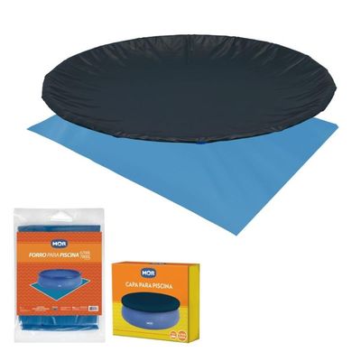 Capa E Forro Para Piscina 6700 E 7800 Litros Mor