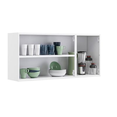Armário Aéreo De Cozinha Branco 3 Portas New Premium