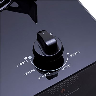 Fogão Atlas 5 Bocas Mônaco Top Glass Com Acendimento Automático Preto / Bivolt
