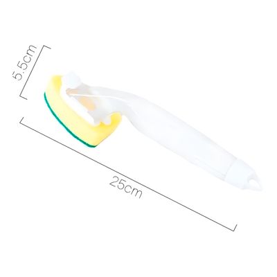 Dispenser de Detergente com Esponja – Praticidade, Economia e Limpeza em um Só Produto Cozinha Louça Prática