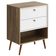 Balcão Gabinete Para Banheiro Com Pés 60cm Lionel B06 Branco Nogal - Lyam Decor