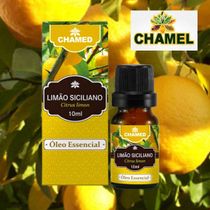 Óleo Essencial de Limão Siciliano 10ml  100% Puro Chamed    Fabricante: Chamel
