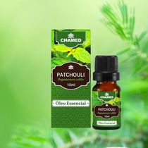 Óleo Essencial de Patchouli 10ml   100% Puro  2 Frascos    CHAMED  Fabricante: Chamel