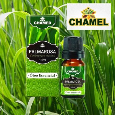 Óleo Essencial de Palmarosa 10ml  100% Puro  Chamed