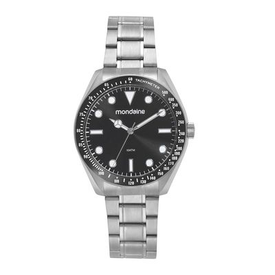 Relogio Mondaine Masculino Ref:32735g0mvna1 Casual Aço Prateado