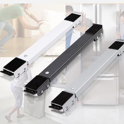 Suporte Com Rodinhas Base Ajustável Máquina Lavar Fogão Geladeira Móveis Resistente