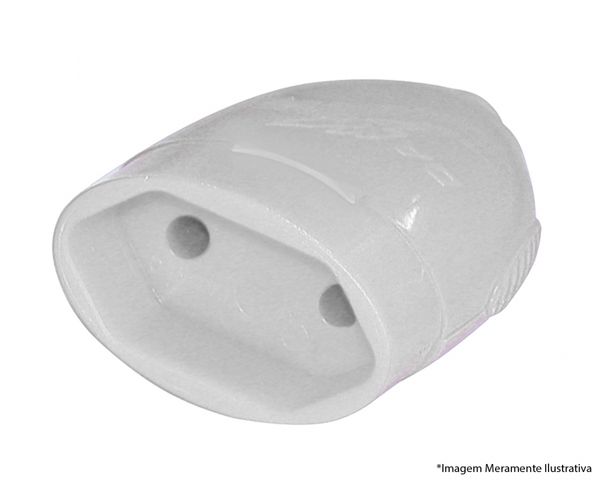Plug Desmontavel Femea 2P Ate 20A/250V Br R1610 c/12pcs