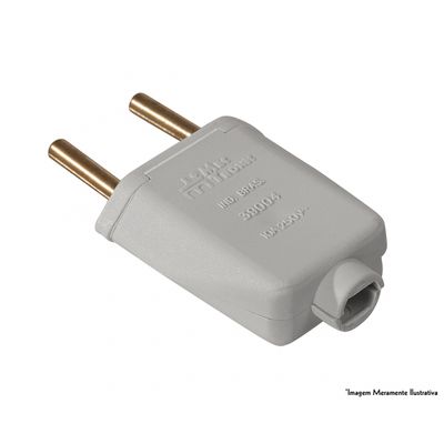Plug Macho 2P 10A/250V Cz 39004 Prpb10-2 c/10pcs
