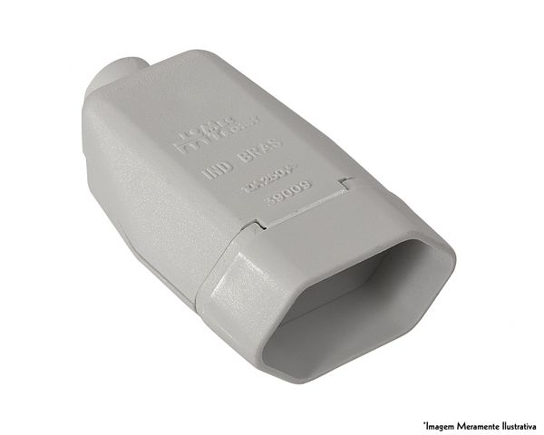 Plug Femea Prolong 2P+T 10A/250V Cz 39009 Ffpb10-3 c/10pcs
