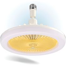 Luminária Ventilador de Teto Luz LED Quarto Sala Iluminação - Silencioso, Moderno e Elegante