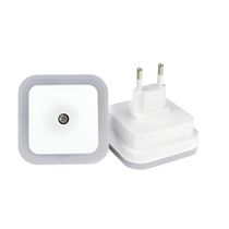 Luz LED Noturna Sensor Iluminação Automática Emergência Cor:Branco