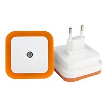 Luz LED Noturna Sensor Iluminação Automática Emergência Cor:Amarelo