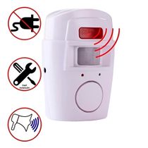 Detector de Movimento Residencial com Controle - Alarme de Segurança com Sensor PIR e Controle Remoto – Proteção 24h