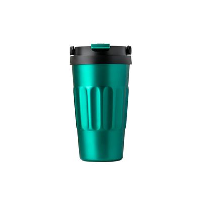 Copo Térmico Aço Inox 500ml Metalizado Café Suco Chá Cor:Marrom