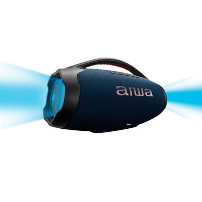 Caixa de Som 200 W RMS, IP66, Bluetooth, TWS AWS-BBS-01-LBL Aiwa Azul / Bivolt