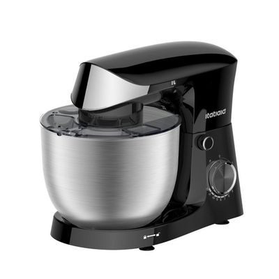 Batedeira Itatiaia Midi 4,5L 12 Velocidades Inox/Preto 110V