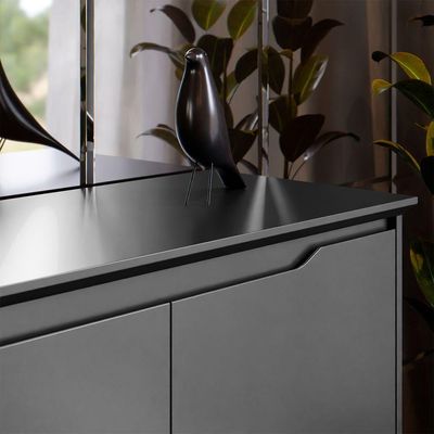 Buffet 3 Portas Flow Preto