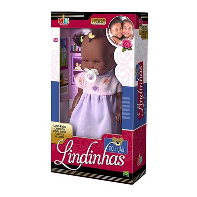Boneca Milk Coleção Lindinhas Negra UNICA