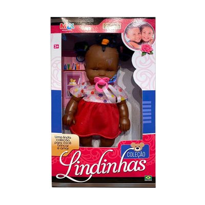 Boneca Milk Coleção Lindinhas Negra UNICA