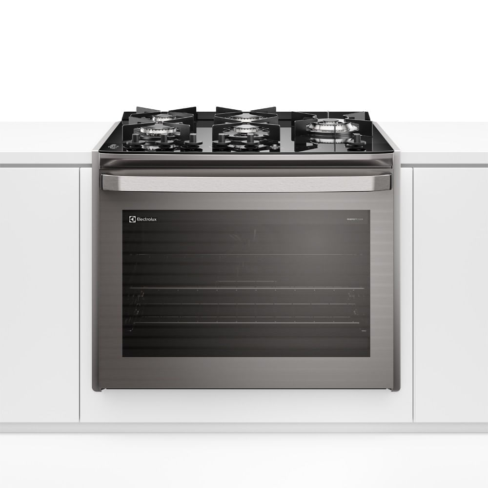 Fogão 5 Bocas de Embutir Electrolux Experience Cinza Mesa em Vidro - 220v - Fe5ec