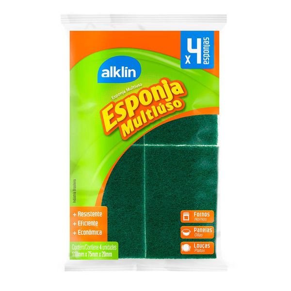 Esponja com 4 Unidades Alklin