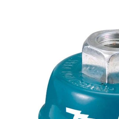 Escova Aço Copo 75 Mm M14 Fio Trançado Cx Pap Makita