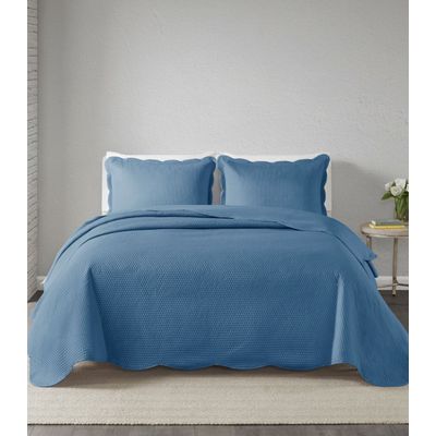 Jogo De Colcha Milao Casal Corttex Azul UN / Azul