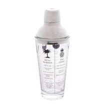 Coqueteleira Lyor Coimbra Vidro C-tampa De Aço Inox 420ml