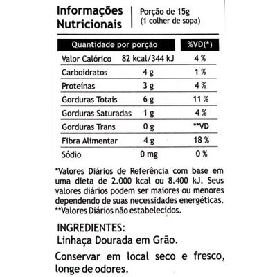 Kit 3 Farinha De Linhaça Dourada Pazze 150 Gramas