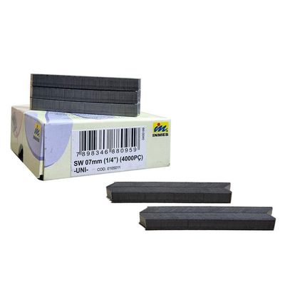 Grampo Especial Sw 7mm Inmes Para Moldura E Perfil Caixa 4.000un