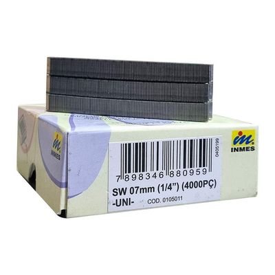 Grampo Especial Sw 7mm Inmes Para Moldura E Perfil Caixa 4.000un