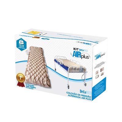 Cama DX2 Movimentos + Colchão Pneumático Air Plus Branco