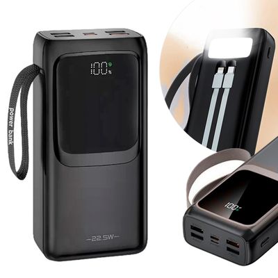 Carregador Portátil 50000mAh Power Bank Bateria Externa Cor:Branco