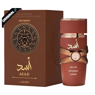 Eau de Parfum Bourbon Lattafa 100ml Amadeirado