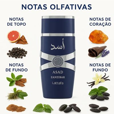 Eau de Parfum Lattafa Asad Zanzibar 100ml