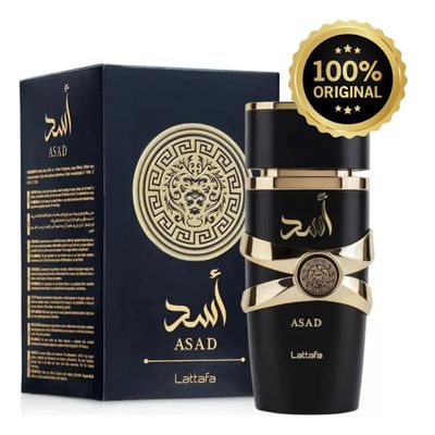 Lattafa Asad Intense 100ml - Fragrância 13h Fixação