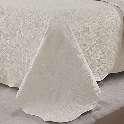 Kit Cobre Leito Colcha Basic King 3 Peças Dupla Face Liso Classic - Bege - 100% Poliéster