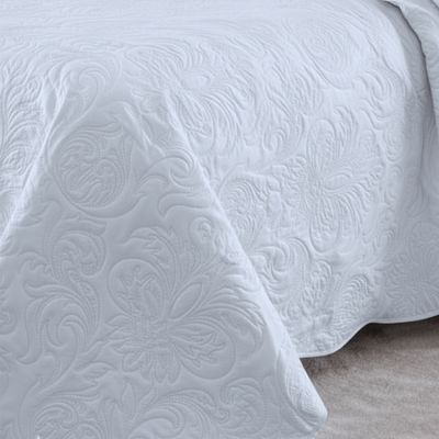 Kit Cobre Leito Colcha Basic King 3 Peças Dupla Face Liso Classic - Branco - 100% Poliéster