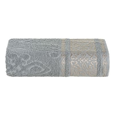 Toalha de Banho Delicato Avulsa 01 Peça 100% Algodão 450g/m² Extra Macio - Cinza Granito