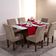 Caminho de Mesa Basic Liso 1 Peça 1,30m x 40cm Decorativo Tecido Oxford - Vermelho
