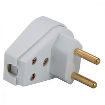 Plugue Angular 2P 20 A 250 V Tramontina Branco