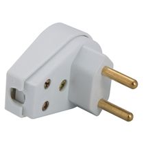 Plugue Angular 2P 20 A 250 V Tramontina Branco