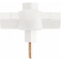 Plugue T 2P 10 A 250 V Tramontina Branco