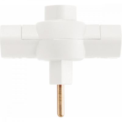 Plugue T 2P 10 A 250 V Tramontina Branco