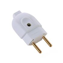 Kit 8 Plugue Macho 2P 20 A 250 V Tramontina Branco