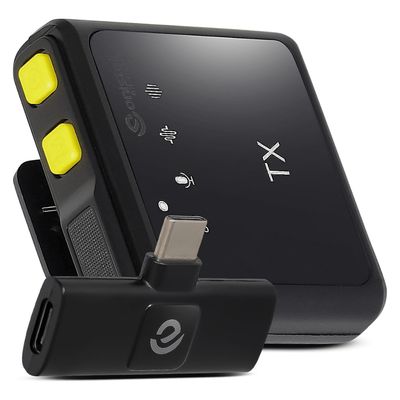 Microfone Lapela Wireless Sem fio Tipo C Ante-ruido XC-ML-06