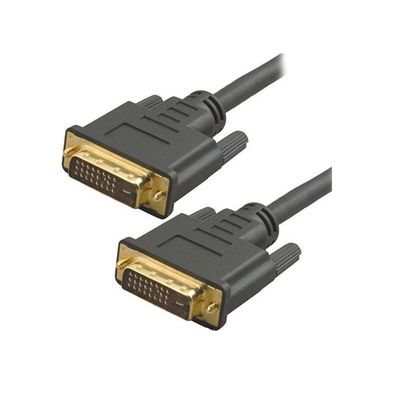 Cabo para Monitor e Projetor Dvi-D x Dvi-D Dual Link 1.8 Mts