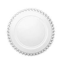 Queijeira de Cristal Lyor Coração com Tampa Decorativa 19,5cm x 13cm Design Romântico Transparente