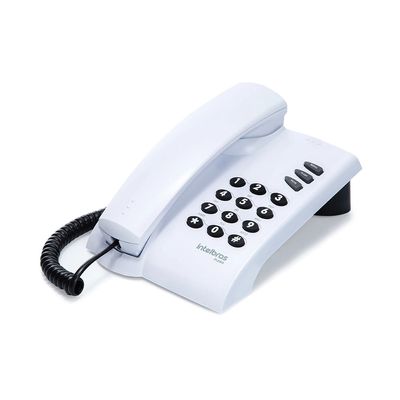 Telefone Fixo com Fio Intelbras Pleno Cinza Artico UNICA