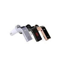 Receptor Transmissor Carregador Veicular Bluetooth Cor:Branco